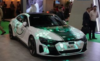 Audi RS e-tron GT Makes its Debut in Dubai Police's Tourist Vehicle Lineup at ATM 2023