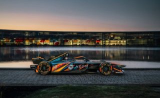 NEOM McLaren Formula E Team unveil world first generative AI-designed livery in motorsport