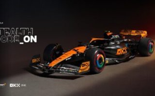 OKX switch McLaren MCL60 race car to Stealth Mode for the Singapore Grand Prix