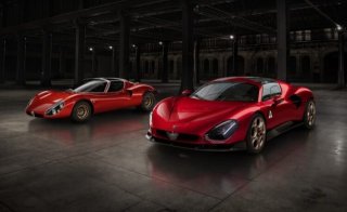 Alfa Romeo 33 Stradale makes its debut at the "Salone Auto e Moto d'Epoca" vintage car exhibition and heads the Heritage department's "Alfa Romeo Classiche" program.