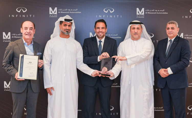 Al Masaood Automobiles Wins Inaugural INFINITI Global Award for Operational Excellence