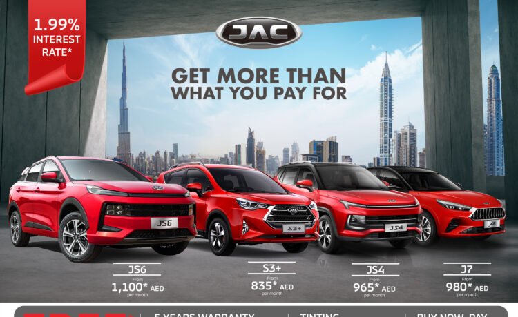JAC Motors Dubai Shopping Festival Special: Exclusive Offers, Free Servicing and Flexible Payment Options