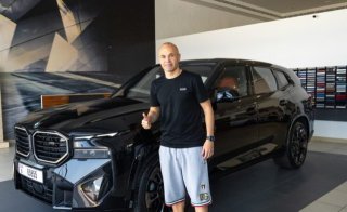 Football star Andres Iniesta takes the wheel of new BMW XM in UAE