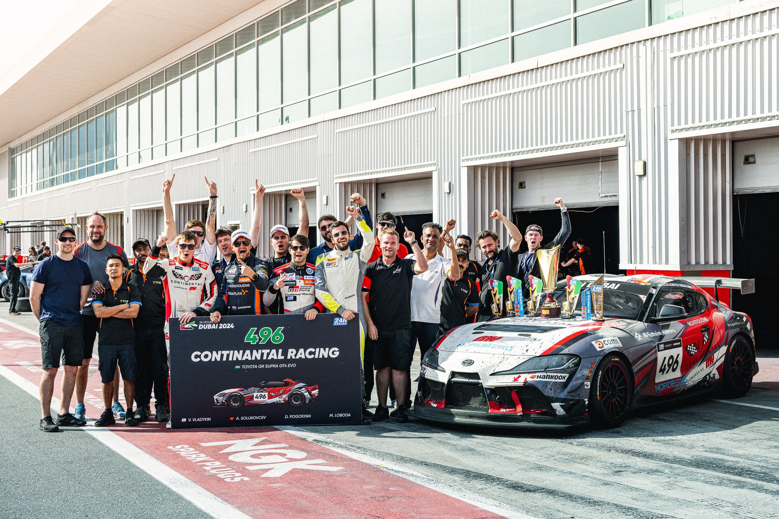 Continental Racing: Emirati Team Clinches Victory in GT4 Class at the Hankook 24H Dubai