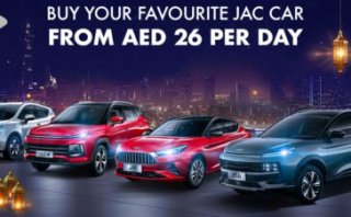 Pay only AED 26 per day this Ramadan for your favorite JAC vehicle with Al Habtoor Motors