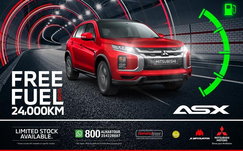 No more paying at the pump as Al Habtoor Motors launches free fuel offer for Mitsubishi ASX
