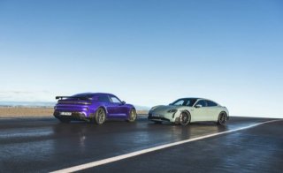 Taycan Turbo GT with Weissach package sets record at Laguna